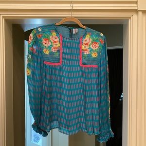 Anthropology top by Blank London size x-small.